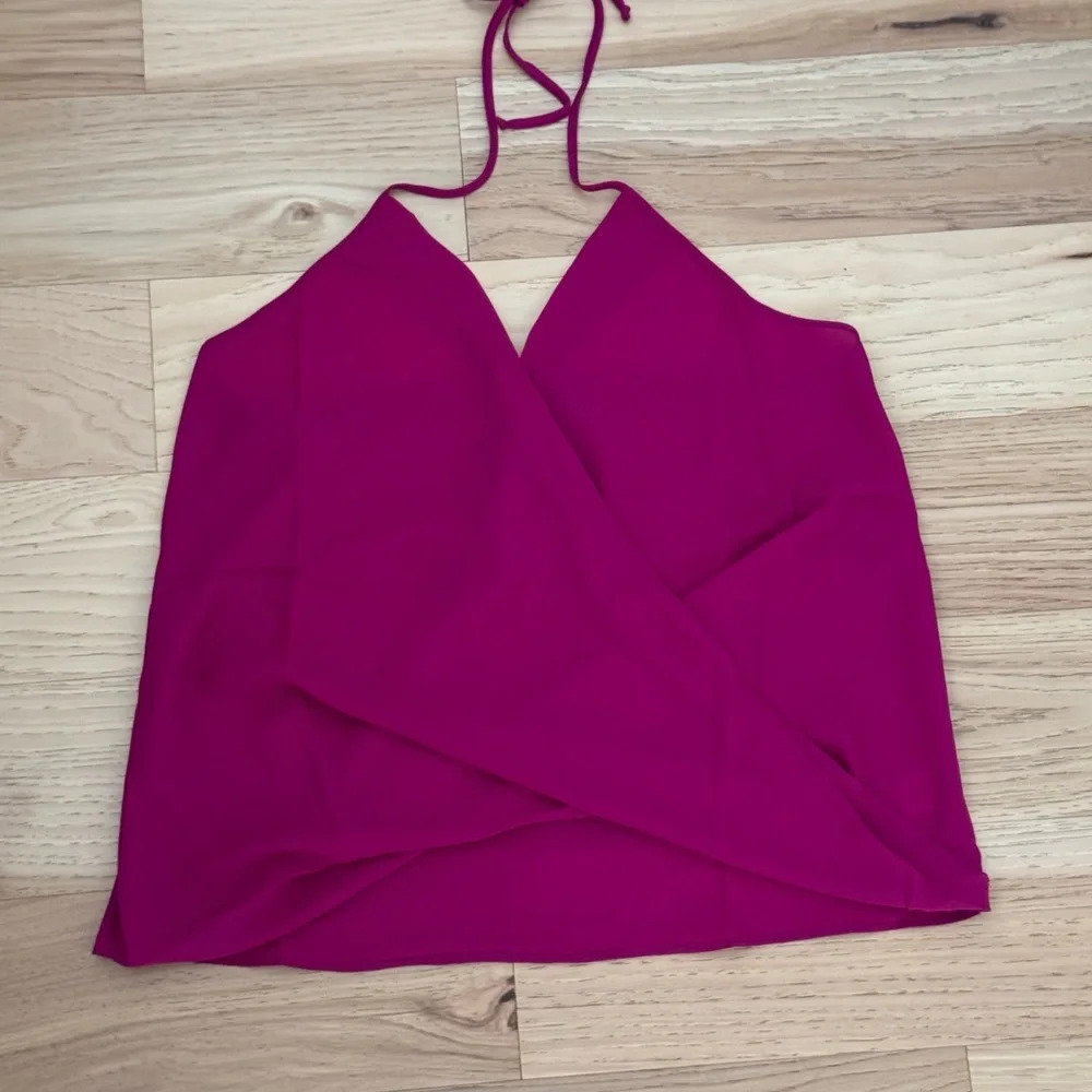 Revolve Three Eighty Two Crossover Drape Tie Halt… - image 2